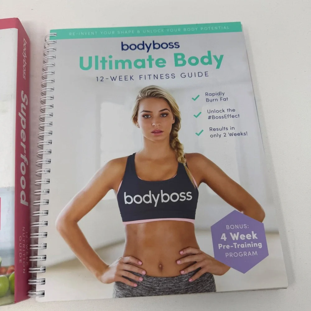BodyBoss Ultimate Body 12-Week Fitness Guide & Superfood Nutrition Guide Bundle